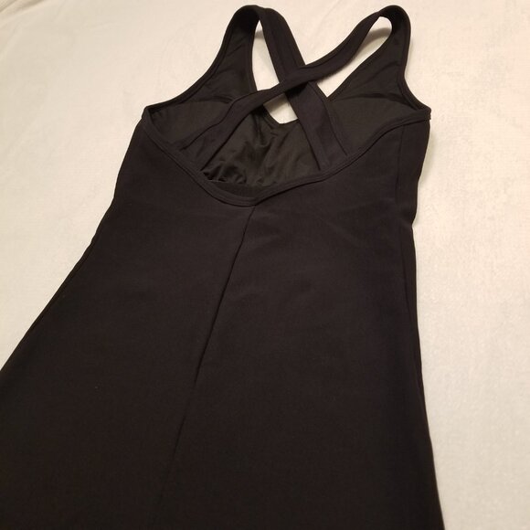 Kyodan Padded Athletic Jumpsuit Romper Black One Piece Small 6in Inseam Shorts - Picture 5 of 10